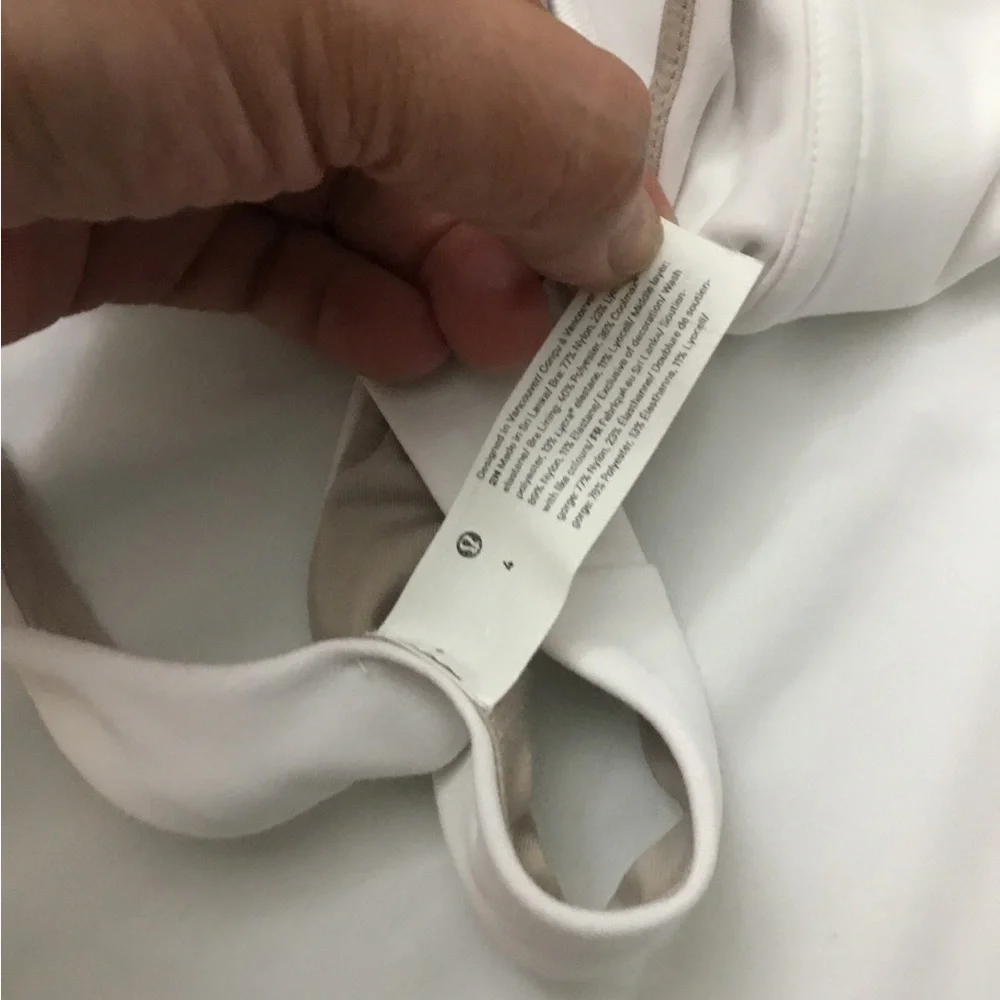 lululemon athletica White Sports Bra